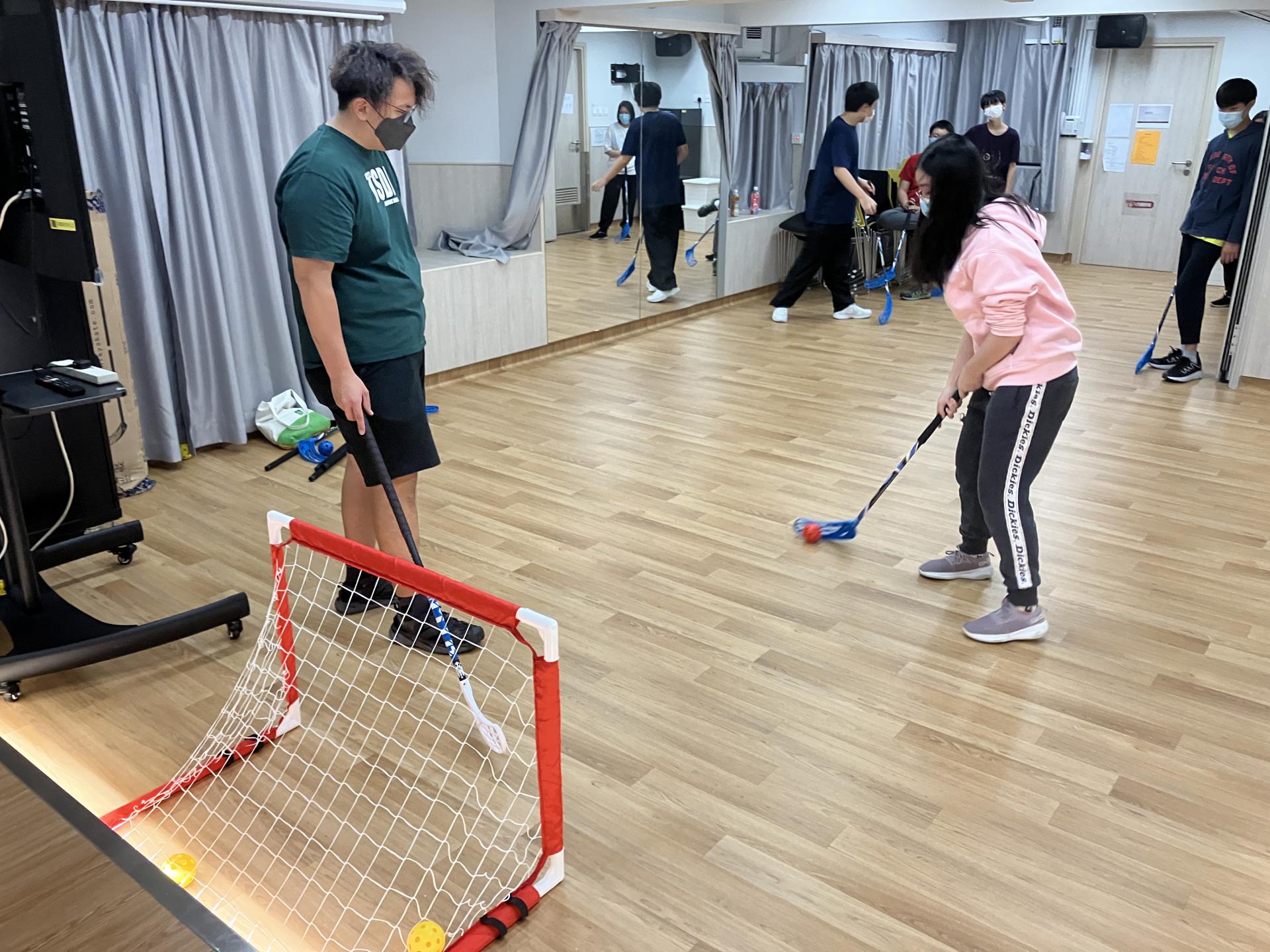 Sports and Physical Lesson: Floorball